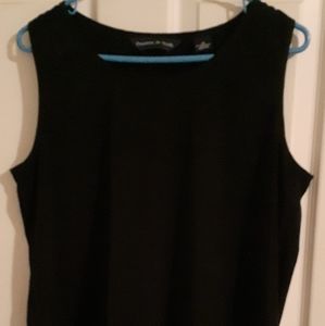 PRESTON & YORK Sleeveless Charmuse Blouse